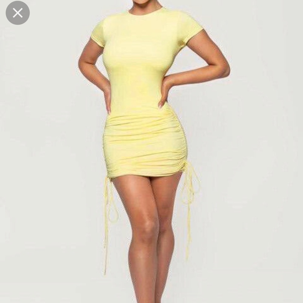 Meshki Yellow Mini Dress